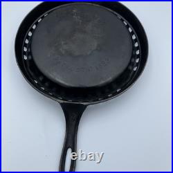 Antique 1893 Odorless 8 Cast Iron Skillet Pan Pre Griswold Chip Cracks READ