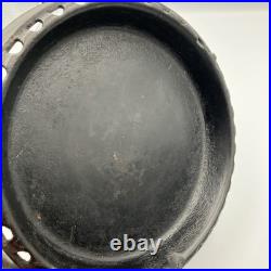 Antique 1893 Odorless 8 Cast Iron Skillet Pan Pre Griswold Chip Cracks READ