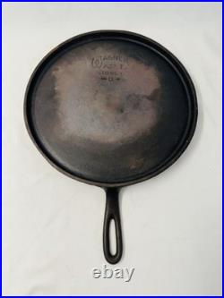 Antique 1898-1915 Wagner Sidney #0 Cast Iron Skillet 1109-D Cooking Pan