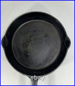 Antique 1900's Griswold Cast Iron Skillet #9 Model 710 S Erie PA USA