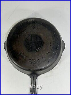 Antique 1900's Griswold Cast Iron Skillet #9 Model 710 S Erie PA USA