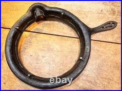 Antique Alfred Andresen Cast Iron Waffle Krumkake Maker with Base Vintage