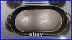 Antique Birmingham Stove and Range 3052D Cast Iron Oval Shallow Fish Fryer