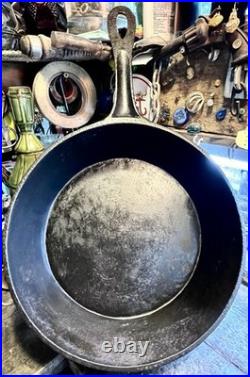 Antique Cast Iron 12 Spider Skillet Gate Mark 3 Footed Unbranded