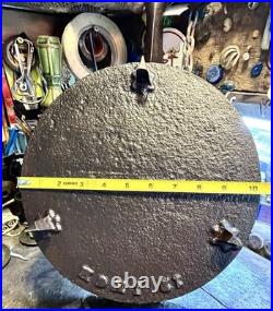 Antique Cast Iron 12 Spider Skillet Gate Mark 3 Footed Unbranded