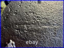 Antique Cast Iron 12 Spider Skillet Gate Mark 3 Footed Unbranded