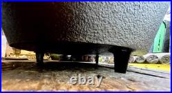 Antique Cast Iron 12 Spider Skillet Gate Mark 3 Footed Unbranded