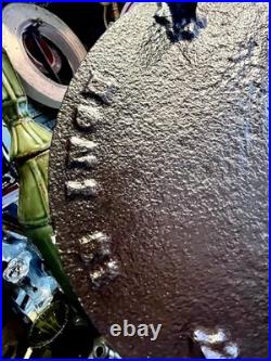 Antique Cast Iron 12 Spider Skillet Gate Mark 3 Footed Unbranded