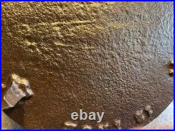 Antique Cast Iron 12 Spider Skillet Gate Mark 3 Footed Unbranded