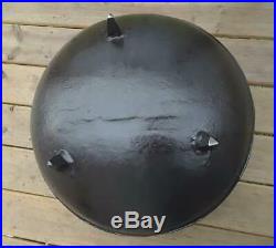 Antique Cast Iron 18 Gal 61 Lb 3 Foot Baltimore Campfire Gypsy Kettle Cauldron