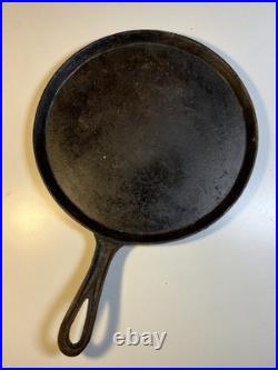 Antique Cast Iron Griddle Gate Marked Sideways No. 8 c 1840-1855 Early American