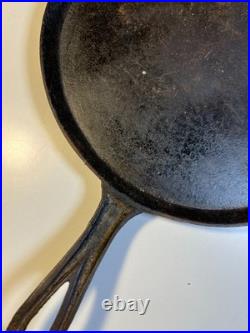 Antique Cast Iron Griddle Gate Marked Sideways No. 8 c 1840-1855 Early American