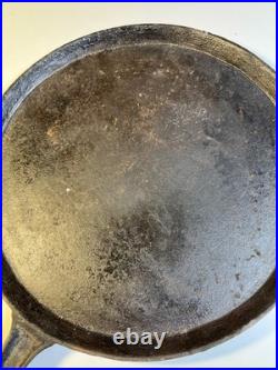 Antique Cast Iron Griddle Gate Marked Sideways No. 8 c 1840-1855 Early American