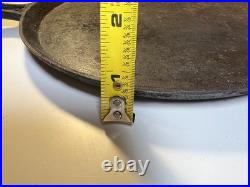 Antique Cast Iron Griddle Gate Marked Sideways No. 8 c 1840-1855 Early American