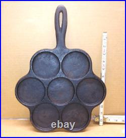 Antique Cast Iron Pancake Griddle / 1800's Gate Mark