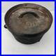 Antique Cast Iron Pot Gate Mark 3 Footed Camp Dutch Oven With Lid 10