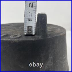 Antique Cast Iron Pot Gate Mark 3 Footed Camp Dutch Oven With Lid 10