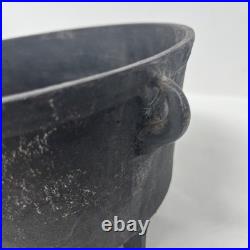 Antique Cast Iron Pot Gate Mark 3 Footed Camp Dutch Oven With Lid 10