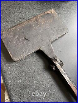Antique Cast Iron Scissors-Style Pizzelle Maker Unmarked 27 long
