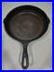 Antique Cast Iron Skillet Outer Fire Ring 10.5D #8 Handle Marked BR on Bottom