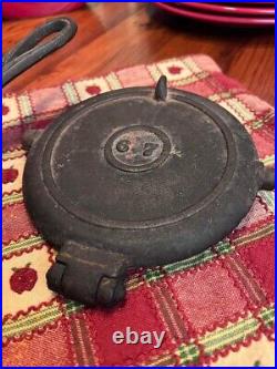 Antique Cast Iron Waffle Maker