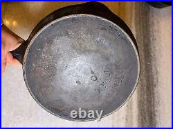 Antique Cast Iron Wagner Sidney #7 9.75 W Pan Skillet DEAD FLAT Smooth Seasoned