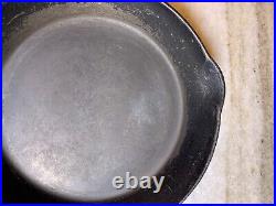 Antique Cast Iron Wagner Sidney #7 9.75 W Pan Skillet DEAD FLAT Smooth Seasoned