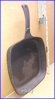 Antique Cast Iron Wagner Ware Square Skillet