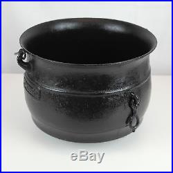Antique D. R. Sperry Footed Cast Iron Cauldron Forged Base Ring Kettle Pot VTG