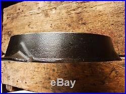 Antique ERIE # 12 Cast Iron SKILLET Frying Pan PRE GRISWOLD Heat Ring RESTORED