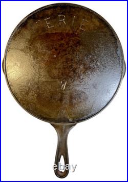Antique ERIE #7 Cast Iron Skillet c 1880-1895 Thin Wall Star Mark Griswold Era Antique ERIE #7 Cast Iron Skillet c 1880-1895 Thin Wall Star Mark Griswold Era