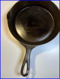 Antique ERIE #7 Cast Iron Skillet c 1880-1895 Thin Wall Star Mark Griswold Era