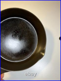 Antique ERIE #7 Cast Iron Skillet c 1880-1895 Thin Wall Star Mark Griswold Era