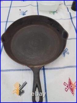 Antique ERIE #9 Cast Iron (Pre Griswold) Skillet No Cracks No Wobble Late 1800s
