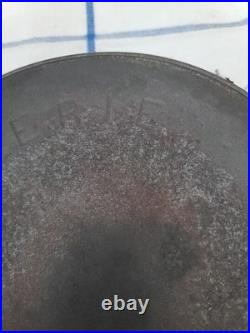 Antique ERIE #9 Cast Iron (Pre Griswold) Skillet No Cracks No Wobble Late 1800s