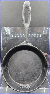 Antique Early Gate Mark Gatemark Cast Iron Skillet 1800's Fancy Handle Frontier
