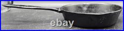 Antique Early Gate Mark Gatemark Cast Iron Skillet 1800's Fancy Handle Frontier