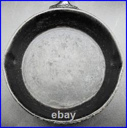 Antique Early Gate Mark Gatemark Cast Iron Skillet 1800's Fancy Handle Frontier