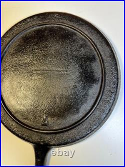 Antique Early Gate mark Gatemark Cast Iron Skillet 1850 Fancy Handle Frontier Antique Early Gate mark Gatemark Cast Iron Skillet 1850 Fancy Handle Frontier