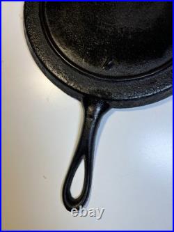 Antique Early Gate mark Gatemark Cast Iron Skillet 1850 Fancy Handle Frontier Antique Early Gate mark Gatemark Cast Iron Skillet 1850 Fancy Handle Frontier