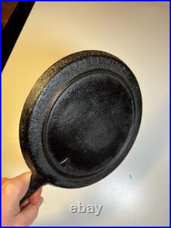 Antique Early Gate mark Gatemark Cast Iron Skillet 1850 Fancy Handle Frontier Antique Early Gate mark Gatemark Cast Iron Skillet 1850 Fancy Handle Frontier