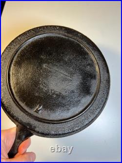 Antique Early Gate mark Gatemark Cast Iron Skillet 1850 Fancy Handle Frontier Antique Early Gate mark Gatemark Cast Iron Skillet 1850 Fancy Handle Frontier