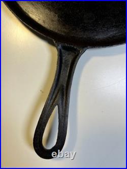 Antique Early Gate mark Gatemark Cast Iron Skillet 1850 Fancy Handle Frontier Antique Early Gate mark Gatemark Cast Iron Skillet 1850 Fancy Handle Frontier
