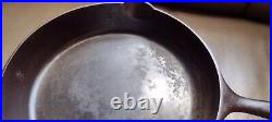 Antique Erie 710a No. 9 Rare Cast Iron Skillet