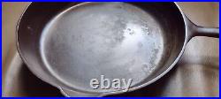 Antique Erie 710a No. 9 Rare Cast Iron Skillet