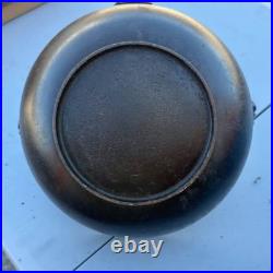 Antique Erie Cast Iron Scotch Bowl No. 9 Bail Handle pre Griswold Era