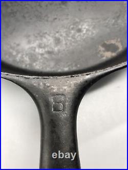 Antique Erie No. 8 Griswold Cast Iron Skillet