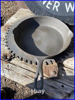 Antique Erie No. 9 Cast Iron Skillet Pre-Griswold Restored Seasoned Flat