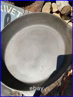 Antique Erie No. 9 Cast Iron Skillet Pre-Griswold Restored Seasoned Flat