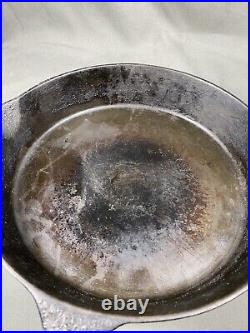 Antique Erie Pre Griswold Cast Iron Skillet 9a